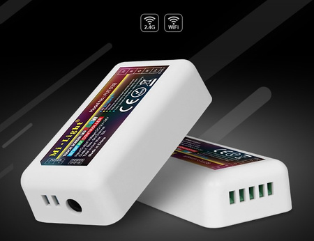 RGB+W 12/24V 10A Mi-Light Wi-Fi LED ovladač - FUT038