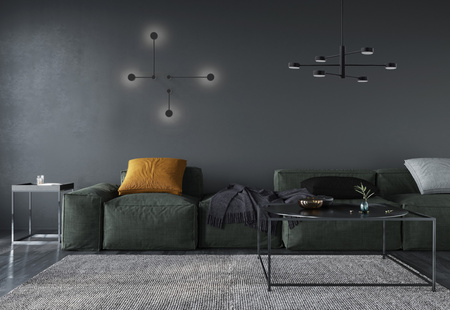 Nástěnné svítidlo ORBIT I S 7806 Nowodvorski Black GX53 Nástěnné svítidlo Moderní