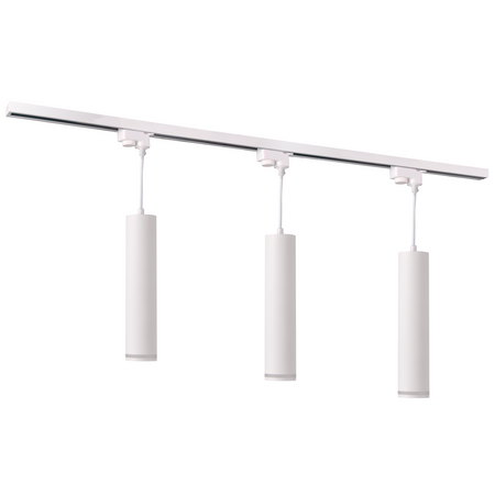 Sada přípojnic 1-fázová lišta + 3x reflektor GU10 bílý PARIS Sanico Goldlux