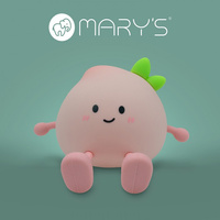 MARY'S DĚTSKÉ NOČNÍ SVĚTLO LED 2,5W 3000K Teplé dobíjecí 600mAh Růžové BRUSSWIN