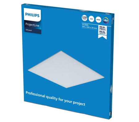 LED panel pod omítku 36W 4000k 3200lm 60x60 cm bílý Projectline NOC PHILIPS CASETON