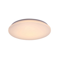 Plafond LED stropní světlo pro povrchovou montáž 48W CCT RGB stmívatelné časovač dálkové ovládání bílé moderní Cerrigen Rabalux