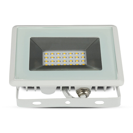 Reflektor LED 20W 1700lm 6500K IP65 Bílá SMD VT-4021W V-TAC