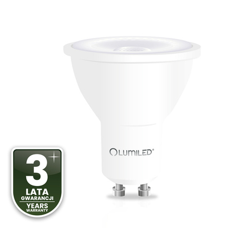 10x LED GU10 reflektor PAR16 3,4W = 40W 470LM 2700K teplý 38° LUMILED