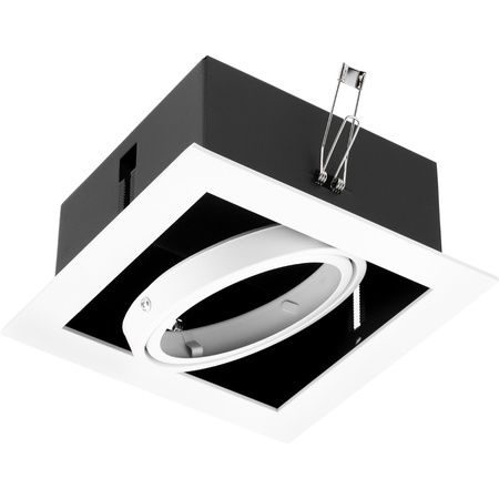 Halogenová Podhledové svítidlo GU10, ES111 Nastavitelná Čtvercová Bílá CANIS LUMILED