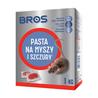 Pasta na myši a krysy Silný jed 1kg BROS