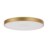 Plafond LED stropní světlo Povrchová montáž 60W CCT Stmívatelný časovač Pilot Gold Moderní Tesia Rabalux