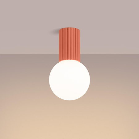 Koupelnové stropní svítidlo G9 kulaté oranžové moderní matné IP44 Halo Sollux