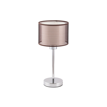 Stolní noční lampa E27 Chrome Classic Anastasia Rabalux
