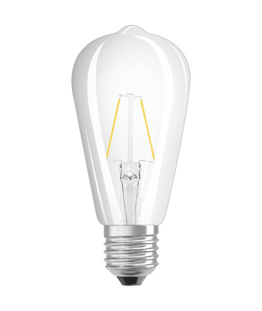 LED žárovka ST64 E27 2,5W = 25W 250lm 2700K Warm 300° Retrofit Filament CLASSIC Osram