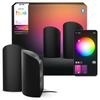 2x LED stolní lampa pro nástěnné osvětlení 2070lm IP20 bílá a barevná Ambiance RGB + TW White Smart SMART Zigbee Bluetooth Vnitřní stolní lampa Play Wall Washer Philips HUE