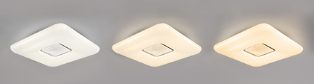 PLAFON LED svítidlo stropní 44cm 3000K-6500K s dálkovým ovládáním LYRA GOLDLUX (Polux)
