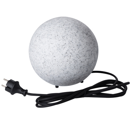 KANLUX VENKOVNÍ POHONNÁ LAMPA STONO STONE BALL E27 IP65 30cm šedá