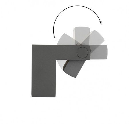 Venkovní zahradní fasádní svítidlo LED nástěnné svítidlo Rota RT-K100 10W 720lm 4000K Neutrální bila Su-Ma