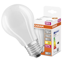 LED žárovka E27 8.5W = 60W 806lm 2700K Teplá bílá 300° CRI80 OSRAM Stmívatelné