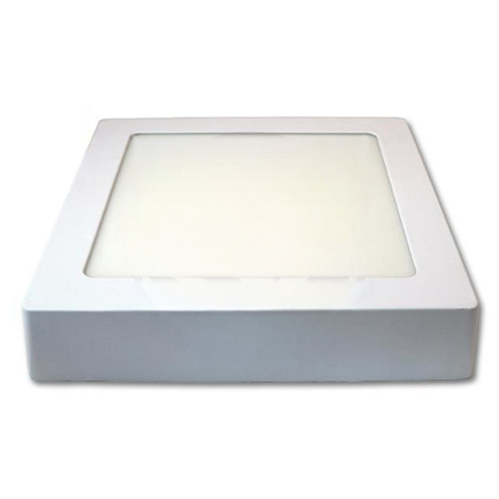 LED panelové stropní svítidlo 12W 960lm 2700K teplá povrchová montáž Square White Proma Masterled