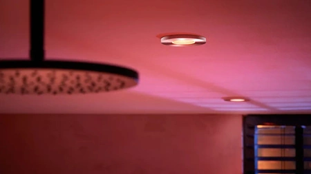 LED Xamento 4,2W IP44 CCT RGB Round PHILIPS HUE Bluetooth koupelnové svítidlo pro zapuštěnou montáž