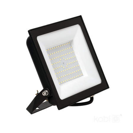Venkovní LED reflektor Zahrada 100W 8700lm 6500K Cold 120° IP65 IK05 Black Mh Kobi