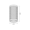 Přisazené svítidlo Stropní svítidlo LED trubice GU10 bílá VIDEX
