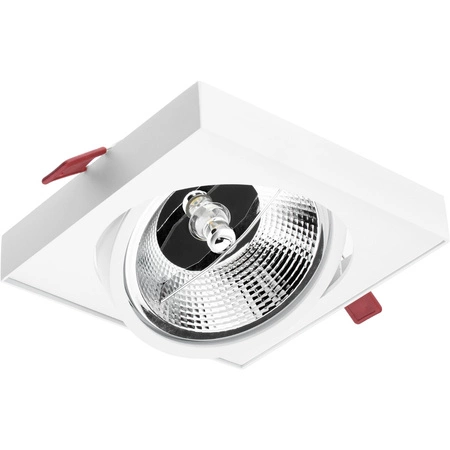 Podhledové svítidlo GU10, ES111 Nastavitelná Čtvercová Bílá 14cm CARPI LUMILED