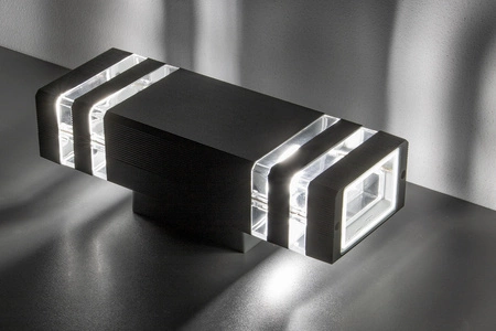 Zahradní nástěnné svítidlo Double top down INEZ DUO LED 2x GU10 ALUMINIUM Tmavě šedá IP54