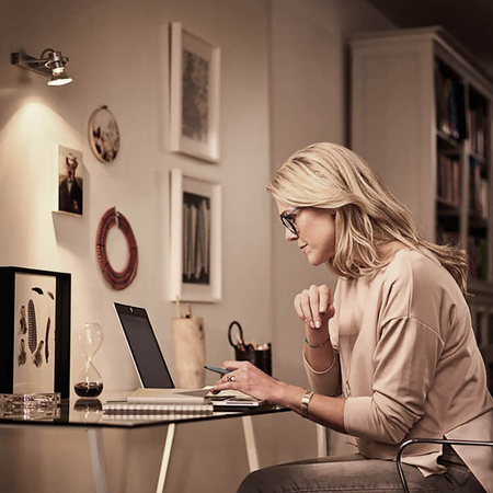 10x Žárovka LED GU10, 6W = 50W 580lm 4000K Neutrální bílá 120° Černá LUMILED