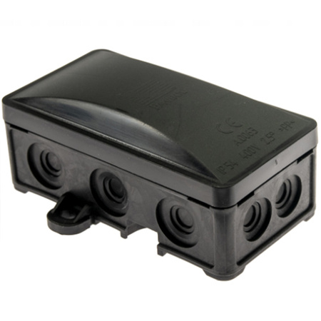 Hermetická krabice pro povrchovou montáž Typ Klik IP54 A.0063c Černá