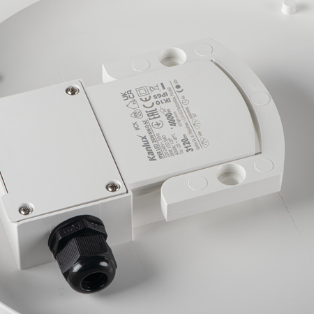 Plafond LED světlo pro povrchovou montáž 10W 1200lm 4000lm neutrální IP65 bílá IPER KANLUX