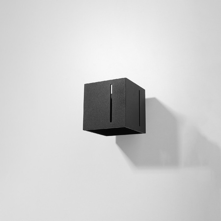Nástěnné svítidlo LED PIXAR G9 Upstairs Downstairs Cube Black SOLLUX