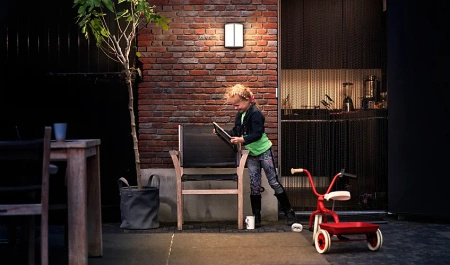 Zahradní lampa LED nástěnná lampa STOCK myGarden 6W 2700K IP44 Antracit PHILIPS