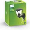 Zahradní lampa LED nástěnná lampa CREEK myGarden E27 IP44 Lucerna pro Up s pohybovým senzorem černá PHILIPS