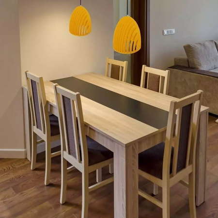 E27 Geometrická žlutá závěsná lampa CONE PRISM D:250*270MM VT-7255 V-TAC