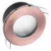 HALOGEN Hermetická sada koupelnových svítidel AQUS Copper IP44 + LED GU10 36° 6W 6500K Lumiled