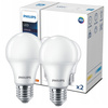 2x LED žárovka E27 A60 8W = 60W 806lm 2700K Warm CorePro Philips