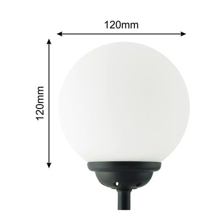 Stropní závěsná lampa 6xE27 Lustr BLACK PALLE Skleněná stínidla