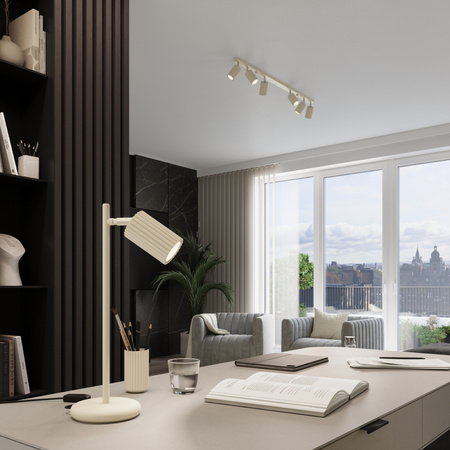 Bodové reflektorové stropní svítidlo Tuba 6x GU10 Beige Carbon Deep Space SL.1604 Sollux