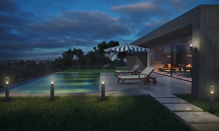 Venkovní nástěnné svítidlo Endura Ledvance LED E27 IP44 IK03 Grey