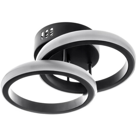 LED lustrové stropní svítidlo 13W NEBULA LYRA Černá