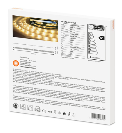 LED pásek 24V 14,5W 300LED teplý 5m Ledvance