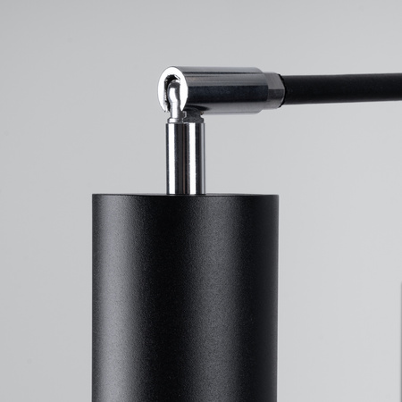 Stropní závěsné svítidlo LEMMI 6 Lustr 6xGU10 Černá Moderní SOLLUX