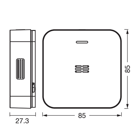 Bezdrátový vnitřní detektor oxidu uhelnatého SMART+ WiFi LEDVANCE