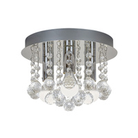 Dekorativní stropní svítidlo 3x E14 Chrome Modern Corinna Rabalux