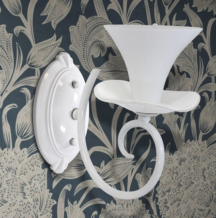 GLORIA nástěnná lampa 1xE14 bílá 26cm - GOLDLUX (Polux)