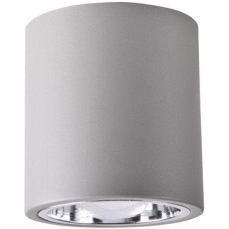 Stropní svítidlo přisazené. bodové z kovové trubky JUPITER 13. typ DOWNLIGHT E27. šedé