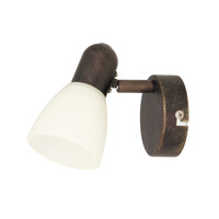 Nástěnné bodové svítidlo E14 hnědé Classic Soma 6591 Rabalux