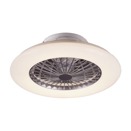Plafond LED stropní světlo pro povrchovou montáž 30W 1700lm 3000-6500K CCT stmívatelné Pilot Silver Moderní Dalfon Rabalux
