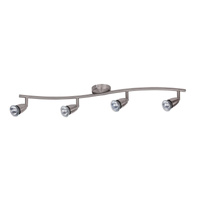 Stropní halogenové bodové svítidlo 4x GU10 Chrome Classic Norman 5994 Rabalux
