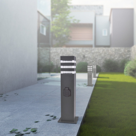 Sanico Goldlux E27 Grey IP54 Texas Sanico stožárová zahradní lampa