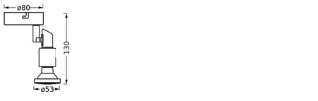 LED stropní nástěnné svítidlo Nástěnná povrchová montáž 3,4W 230lm 3000K Teplá stmívatelná bílá LED Spot Ledvance