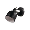 LED reflektorové stropní svítidlo E14 nastavitelné kulaté černé stříbrné Derato Kanlux